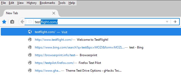 firefox urls before titles