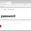opera sync reset password