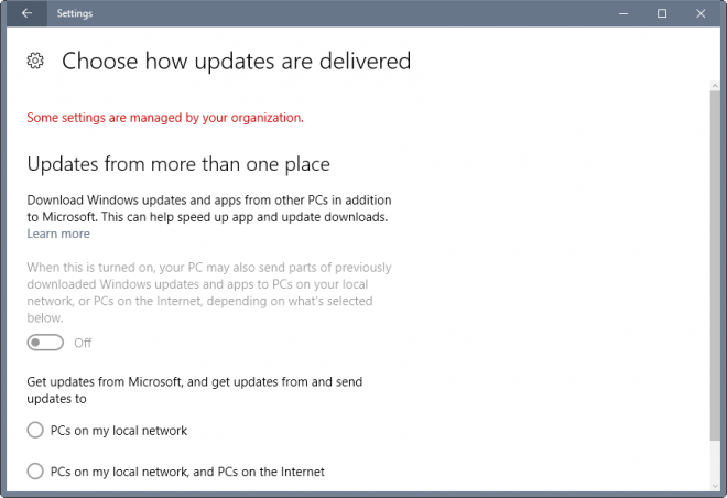 windows 10 update delivery optimization