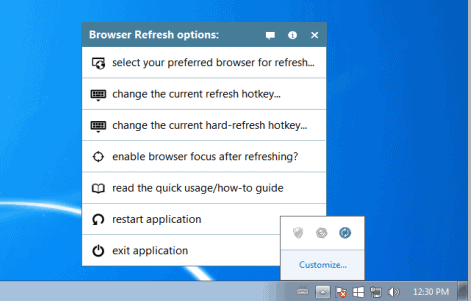 browser refresh