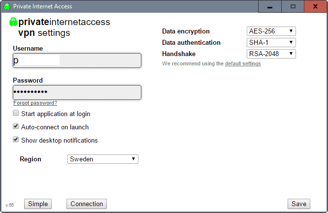 private internet access settings 2
