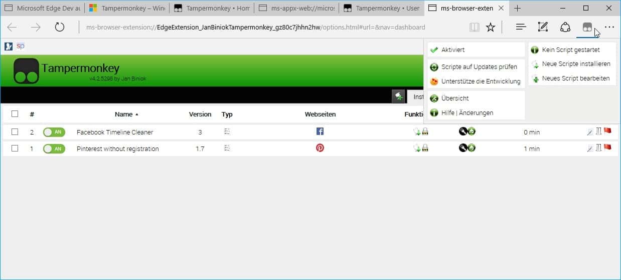 tampermonkey microsoft edge