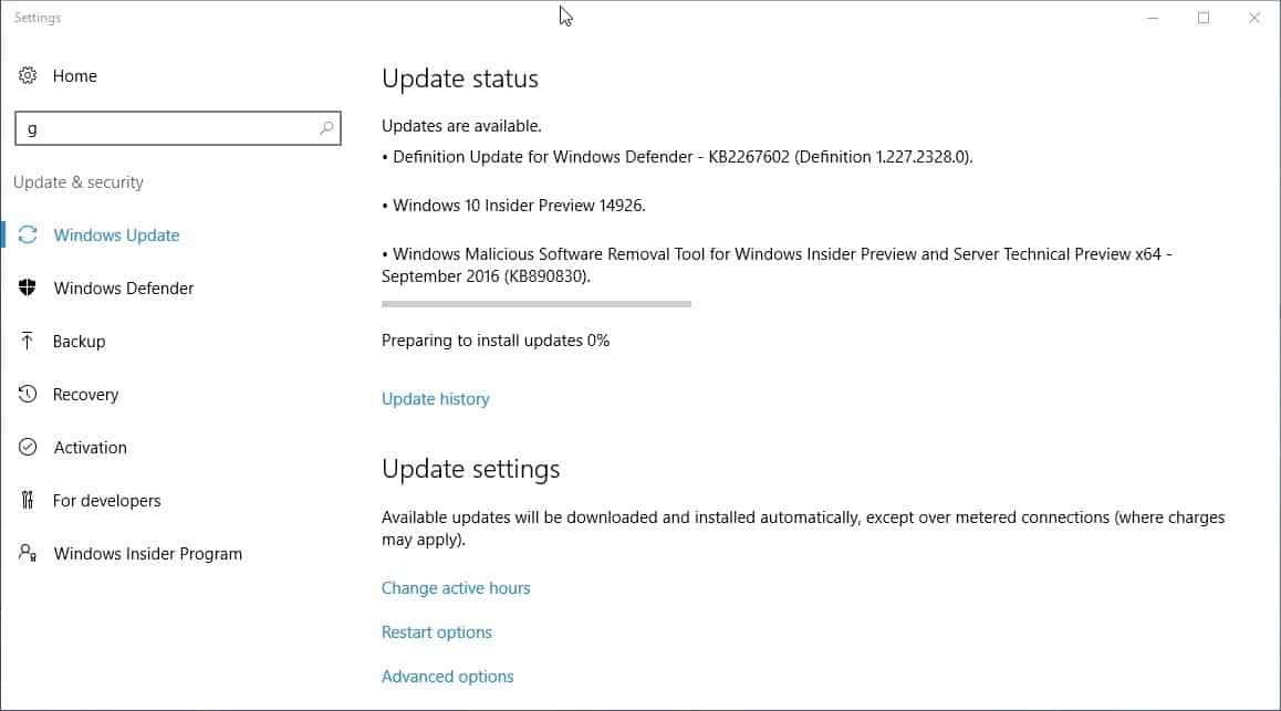 Windows 10 Build 14926 fixes removed apps reinstallation issue