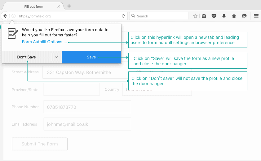 firefox form autofill