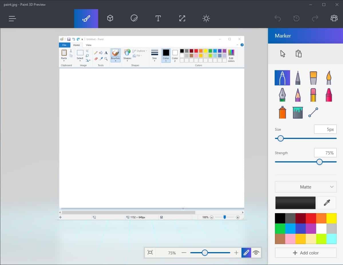 paint vs paint 3d