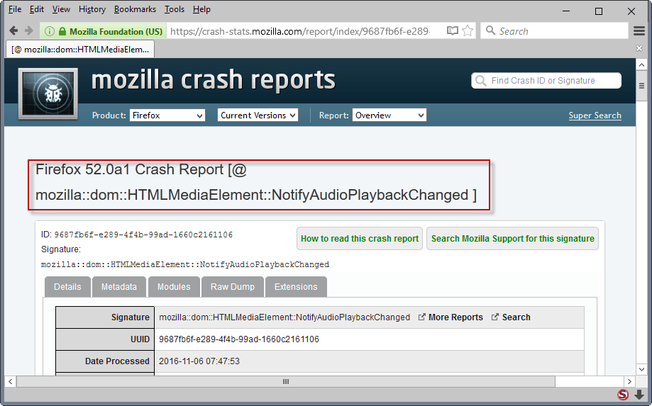 mozilla firefox start page crashing mozilla firefox start page crashing