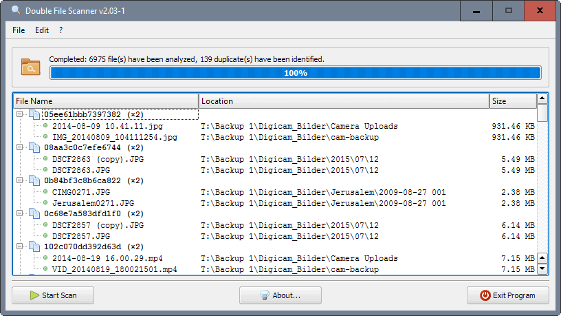 double file scanner