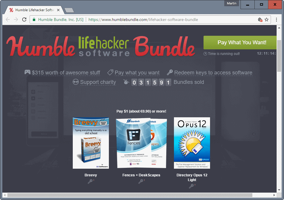 Humble Lifehacker Software Bundle offers great value