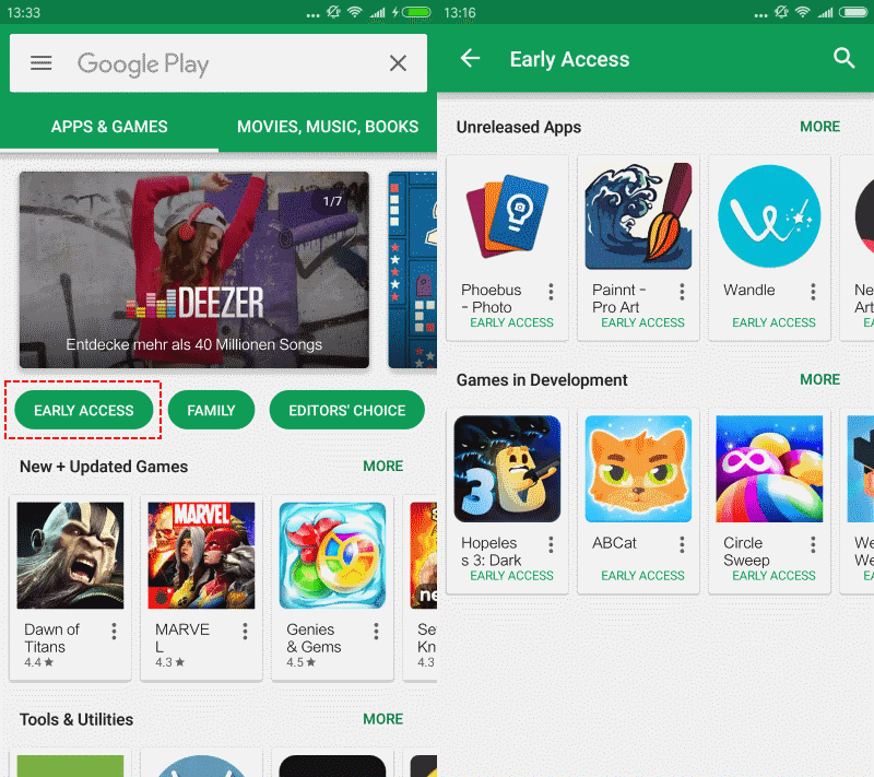 How to open the Google Play Store from Android application