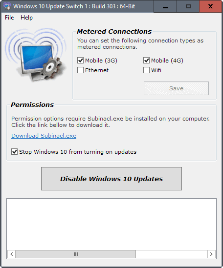 Block Windows Updates with Windows 10 Update Switch - gHacks Tech News