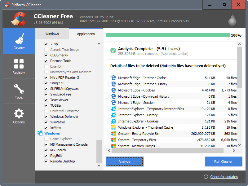 pirisoft ccleaner