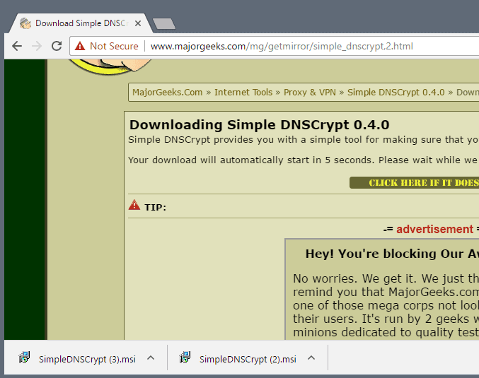 chrome duplicate downloads