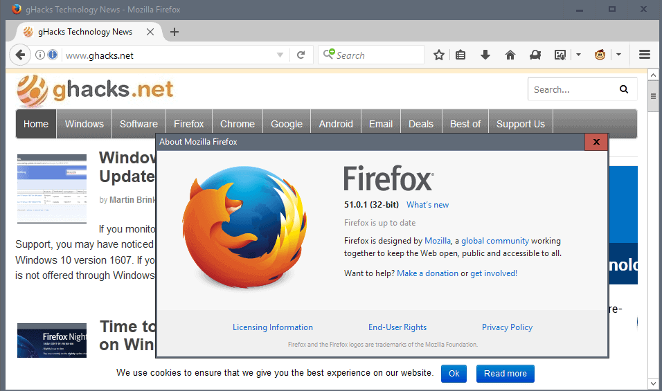 mozilla firefox esr 45