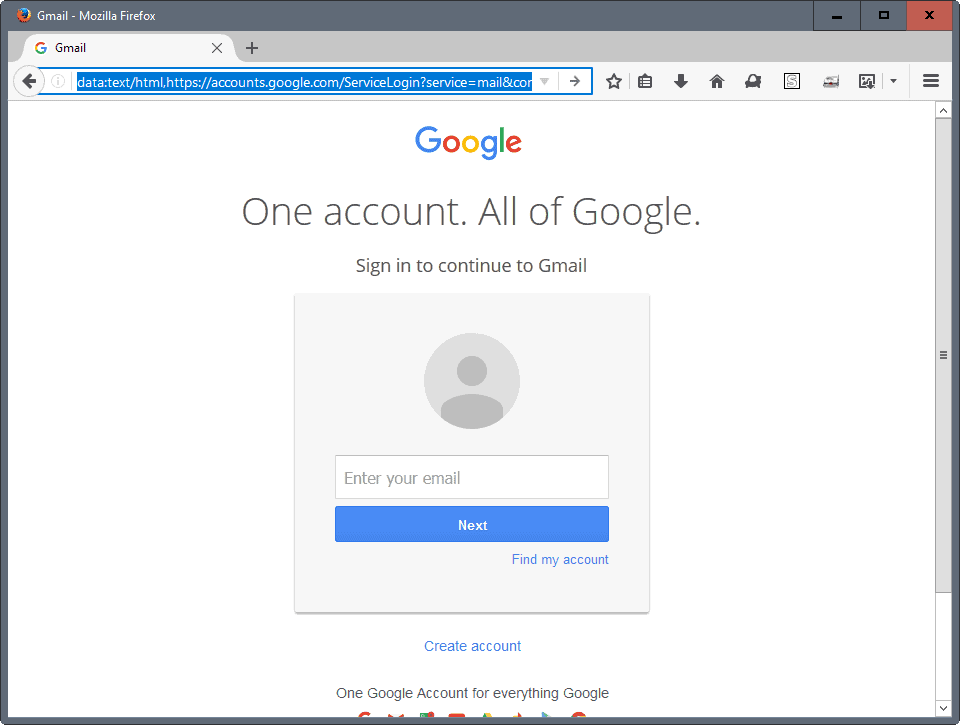 gmail phishing