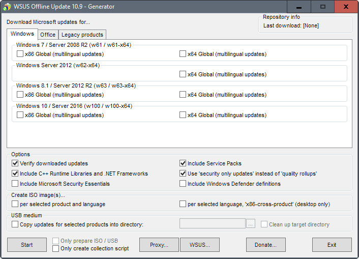 wsus security updates