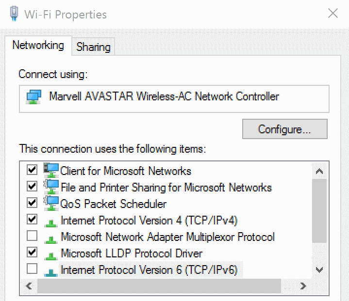 disable ipv6