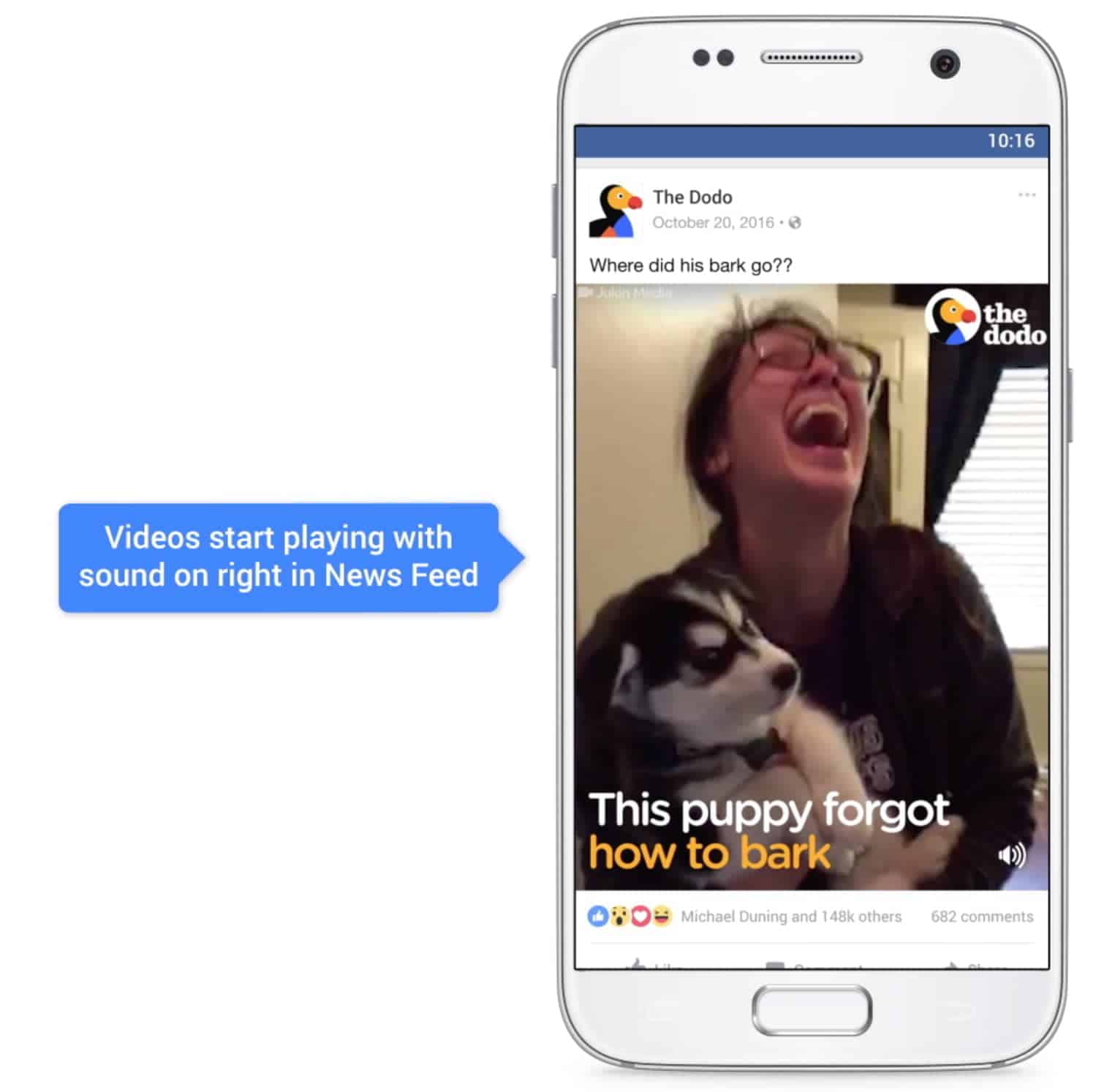 Facebook enables sound for auto-playing Videos