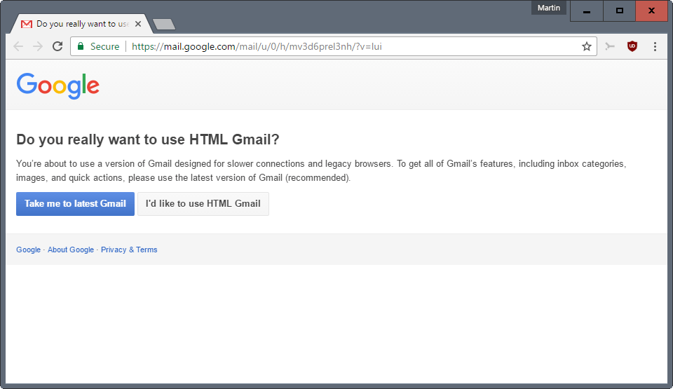 gmail basic html