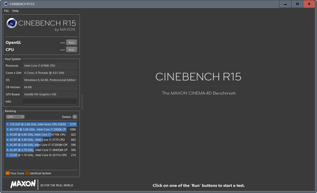 maxon cinebench