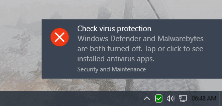 check virus protection