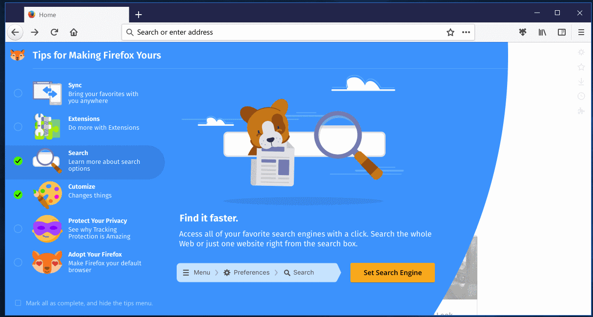 firefox photon tips 3