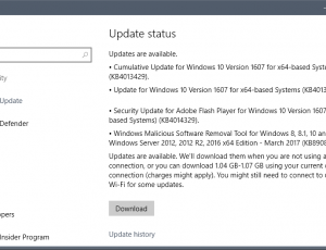 march 2017 windows security updates