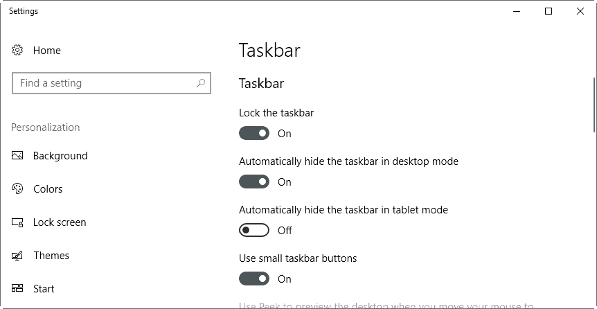 can t click on taskbar