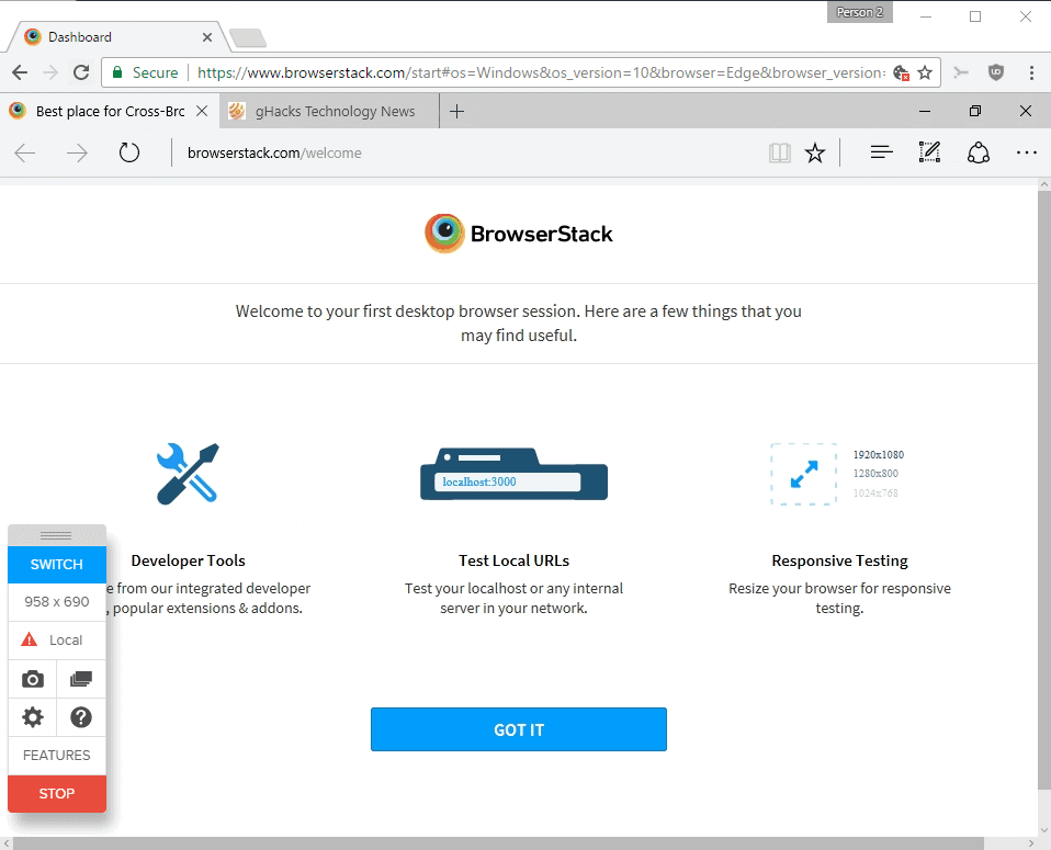 browserstack edge