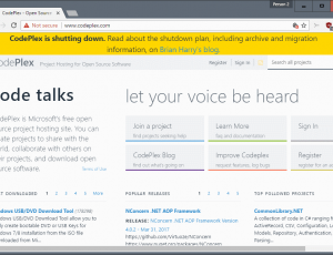 codeplex shutting down