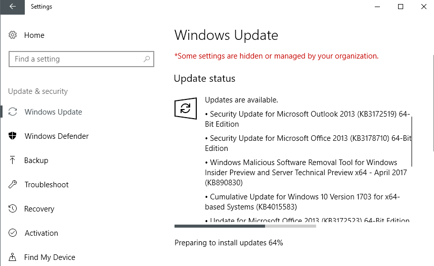 Microsoft Security Updates April 2017 release