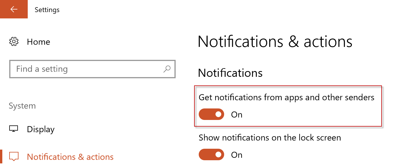 show notifications