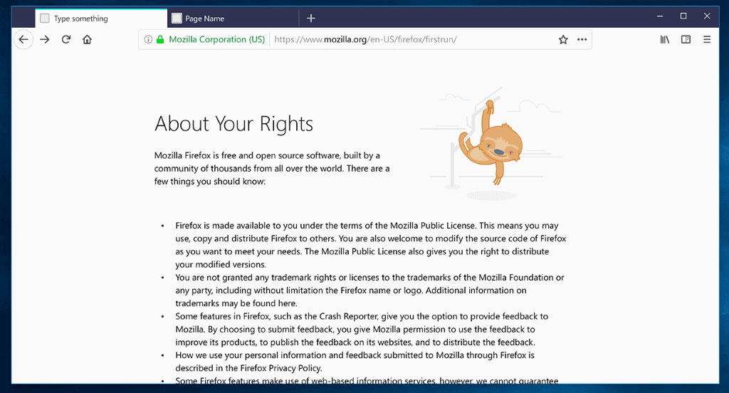 about:rights firefox 57