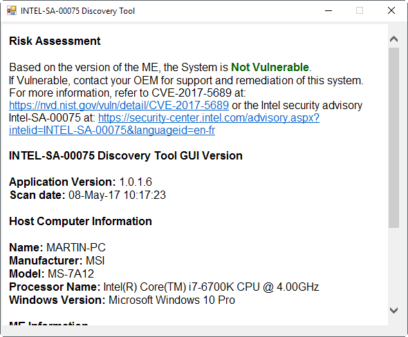 intel vulnerability