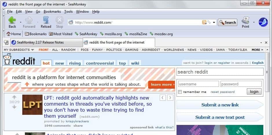 seamonkey firefox alternative