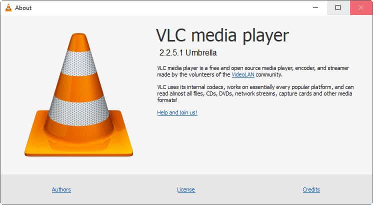 vlc 2.2.5.1