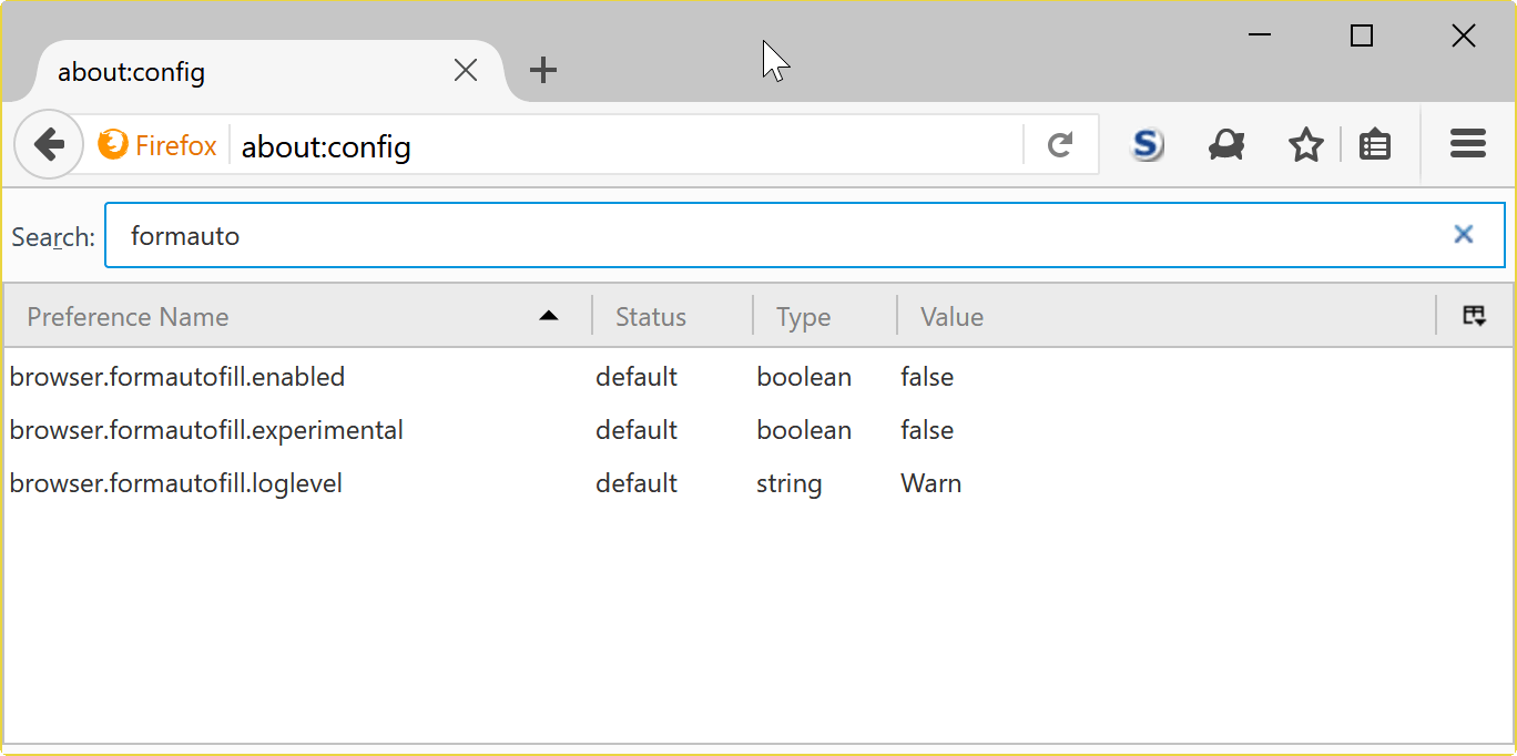 firefox 54 preferences changes