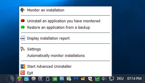 monitor an installation