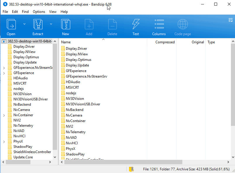 nvidia driver archive