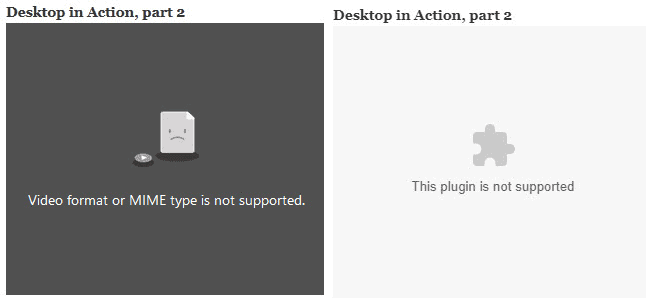 plugin not supported