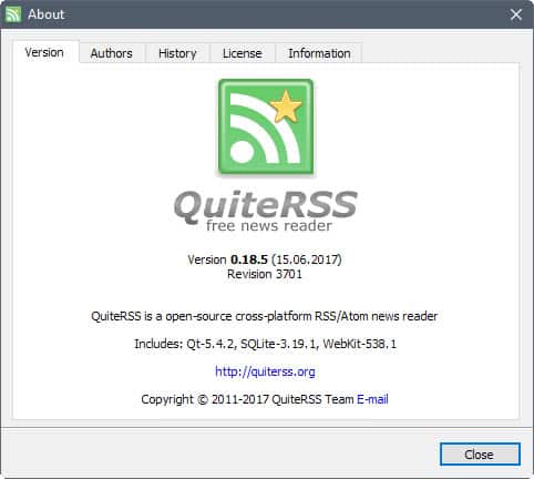 quiterss 0.18.5