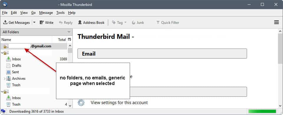 Thunderbird 52.2.0 update: issues with IMAP folders