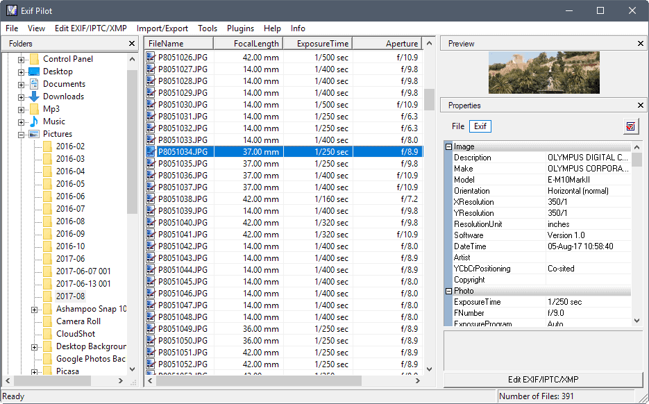 photo exif editor desktop