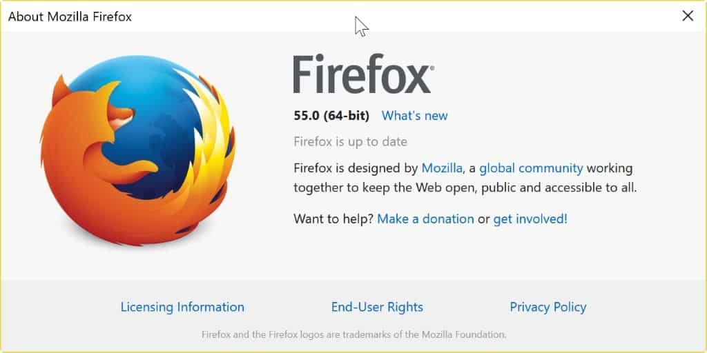 Firefox 55.0: find out what is new