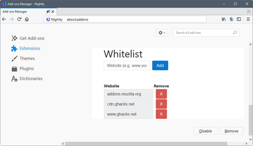 firefox mute all sites