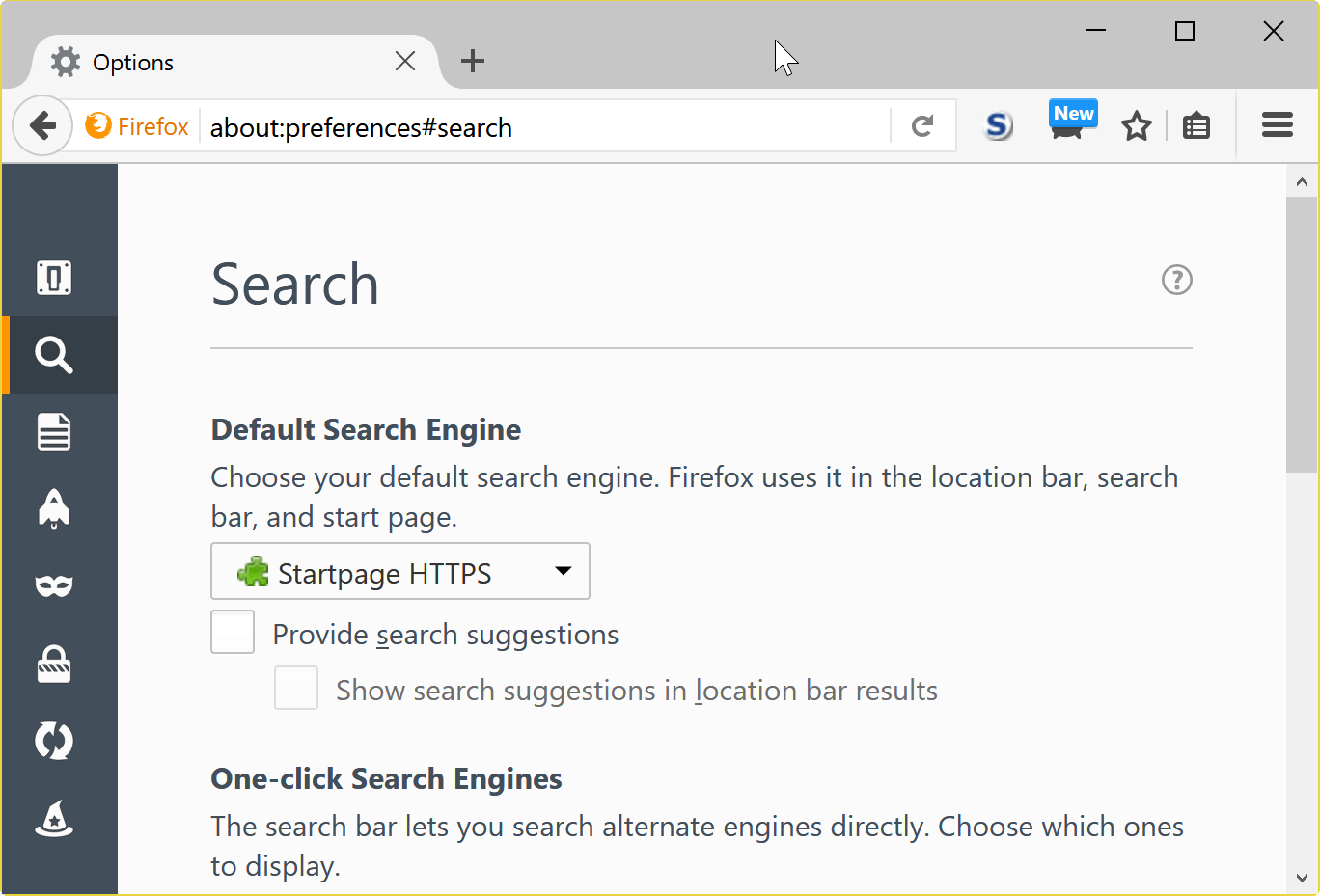 firefox search suggestions