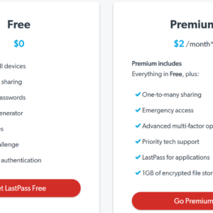 lastpass free premium