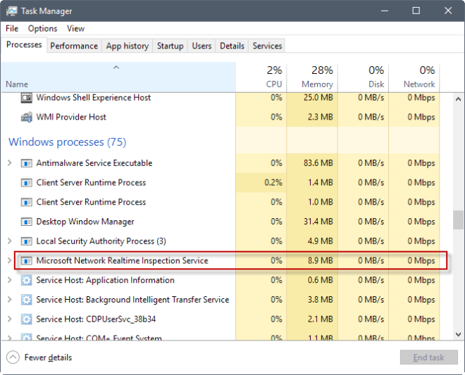 microsoft network realtime inspection service