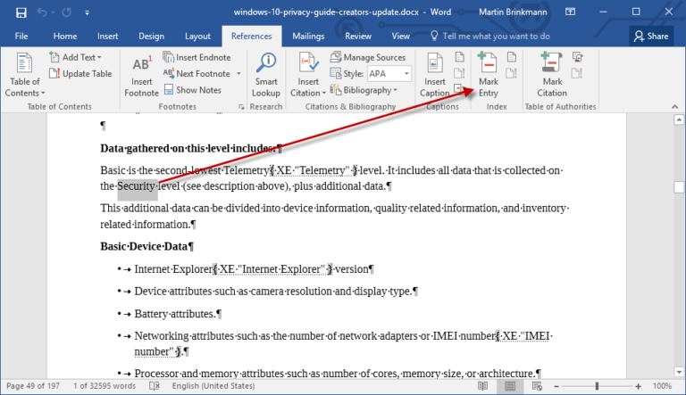 how-to-create-an-index-in-word-2016-ghacks-tech-news