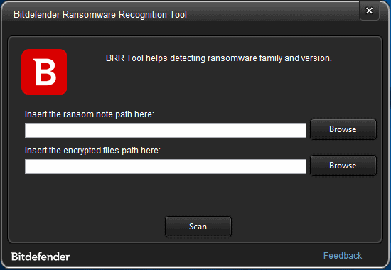 bitdefender ransomware recognition tool