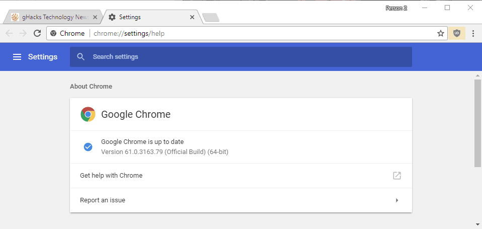 chrome 61 stable release